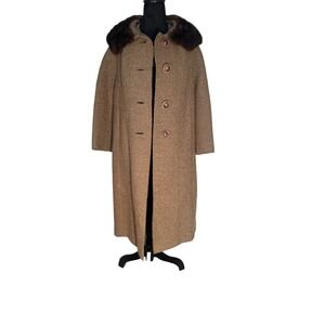 Vintage 1960s Women’s Presentation Coat Wool Size Small **Union Made**
